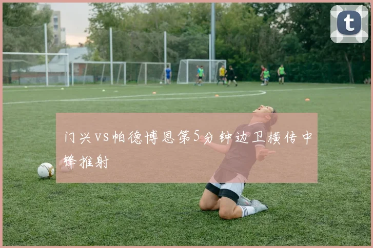 门兴vs帕德博恩第5分钟边卫横传中锋推射